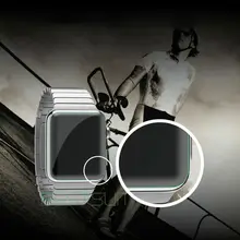 URVOI настоящее полное покрытие экрана для apple watch радиан TPU чистый полный экран защитный ремонт покрытие ТПУ мембранные линзы