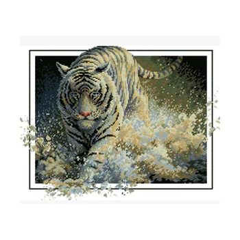 

Full Square Diamond 5D DIY Diamond Painting Tiger Lion Leopard 3D Embroidery Cross Stitch Rhinestone Mosaic Painting Decor LK1