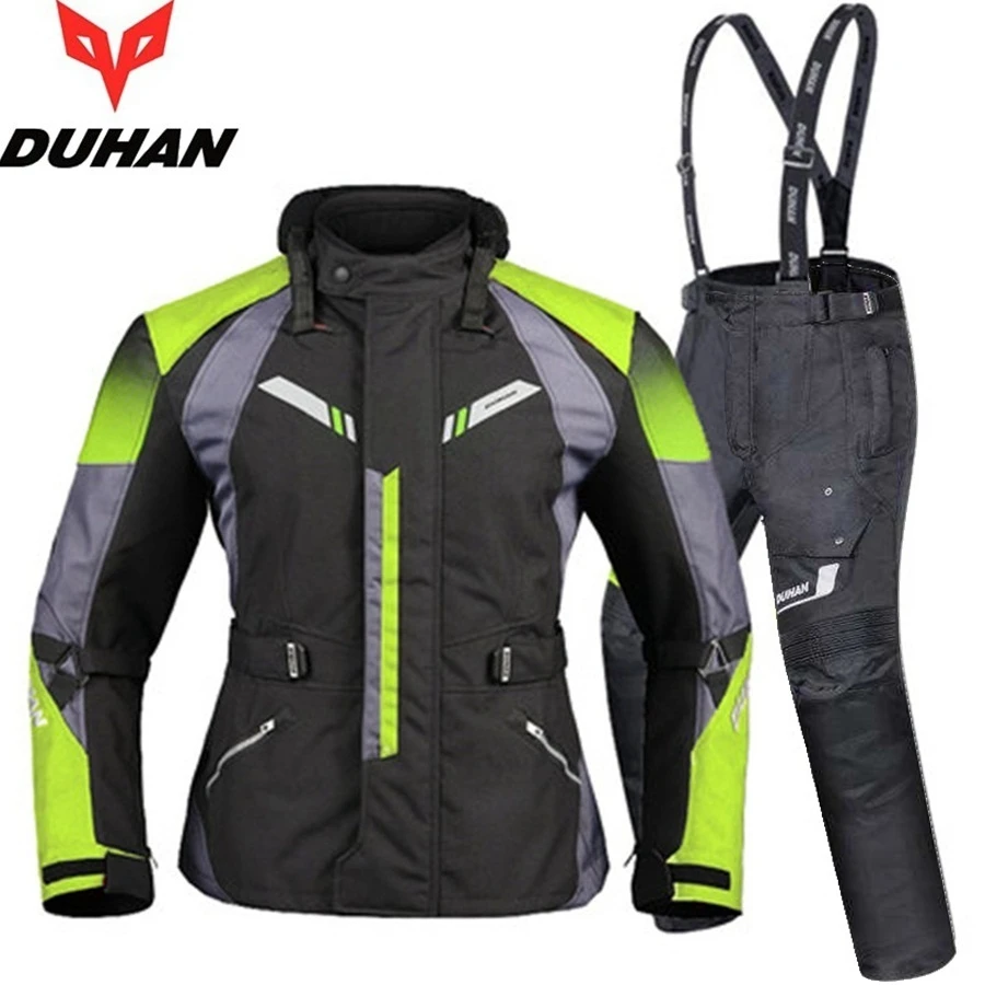 1 комплект, осенне-зимняя мужская мотоциклетная Водонепроницаемая теплая куртка из кордюроя, мотоциклетная куртка и штаны