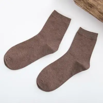 New Women's Bamboo Fiber Colorful Fashion Casual  Harajuku Solid Color Black White Cheap Socks Wholesale 5 Pairs heated socks for women Women's Socks