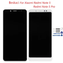 Beskaci For Xiaomi Redmi Notice 5 Professional LCD Display screen Body Contact Panel Show Meeting Redmi Notice 5/Notice 5 Professional Show Display screen