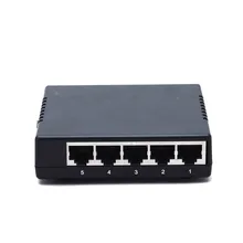 ANDDEAR-Z1 пассивный 5 портов Poe коммутатор 12 В 4/5+ 7/8-ethernet 10/100 Мбит/с переключатель Poe 4 порта питания для ip-камера видеонаблюдения камеры