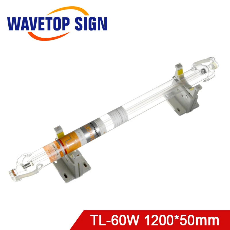 

WaveTopSign Co2 Laser Tube 60W Length 1250mm Dia. 55mm Laser Stamp Machine 60W for Laser Engraving & Cutting Machine