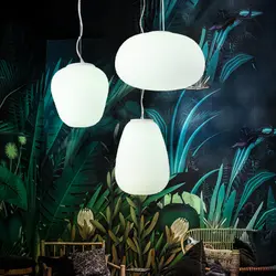 220 В 110 в современный скандинавский дизайн стекло пузырь подвесной светильник для лофт Декор кухня столовая гостиная спальня