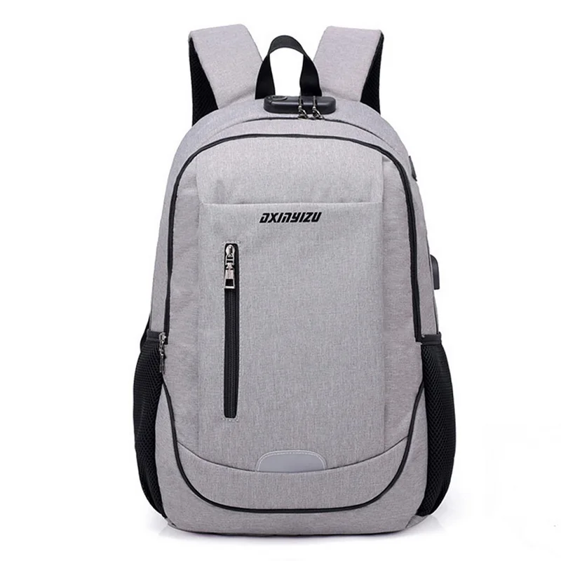 

2018 Men Backpacks External USB Charging Travel School Shoulder bag college student casual bag Large Capacity Backpack Women