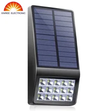 Xinree сад Солнечный свет Luz Солнечный светодиодный Para внешний Солнечный светодиодный свет Открытый водонепроницаемый настенный светильник лампе Solaire Солнечная лампа