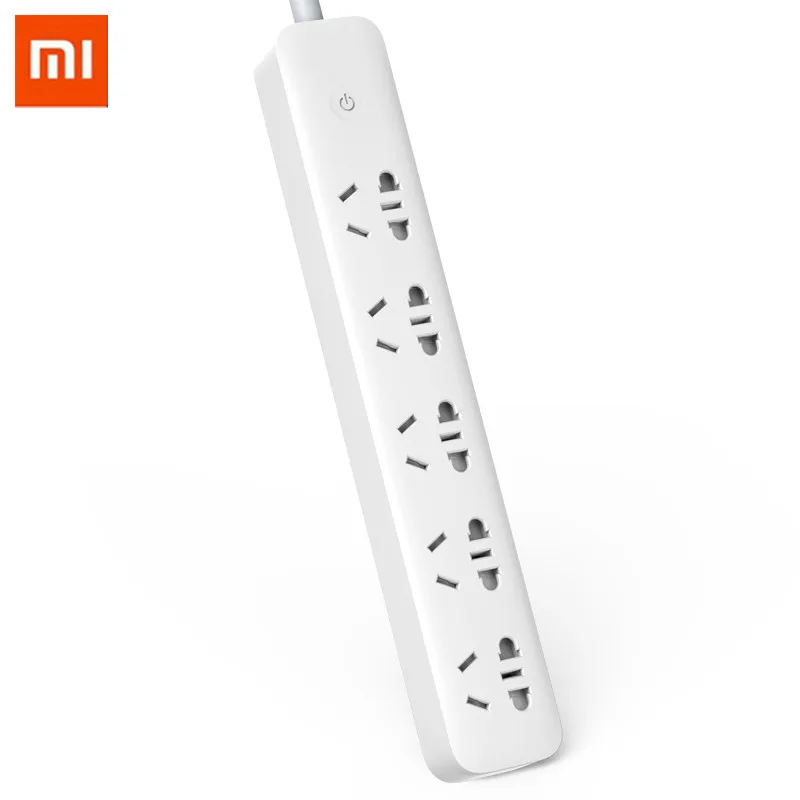

YOUPIN Qingmi Original Smart Home Strip Socket 5 Ports WiFi APP Wireless Remote Control Intelligent Timing Power Outlet Plug