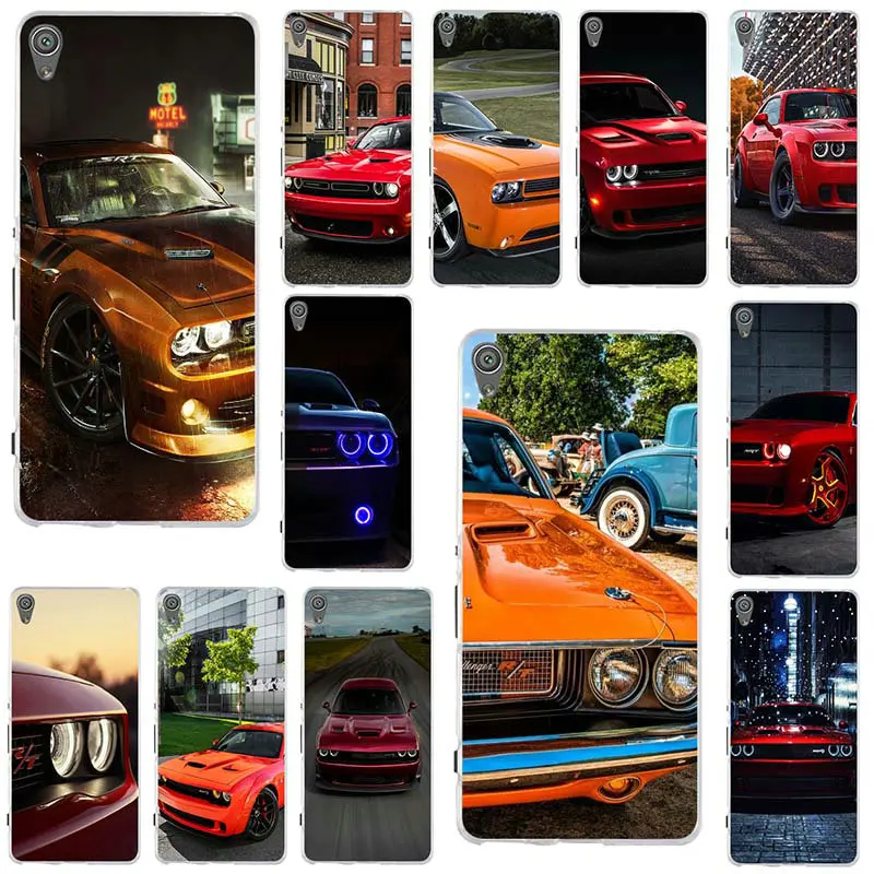 Супер автомобиль Dodge Challenger Srt Мягкий мобильный чехол для телефона sony Xperia Z Z1 Z2 Z3 Z4 Z5