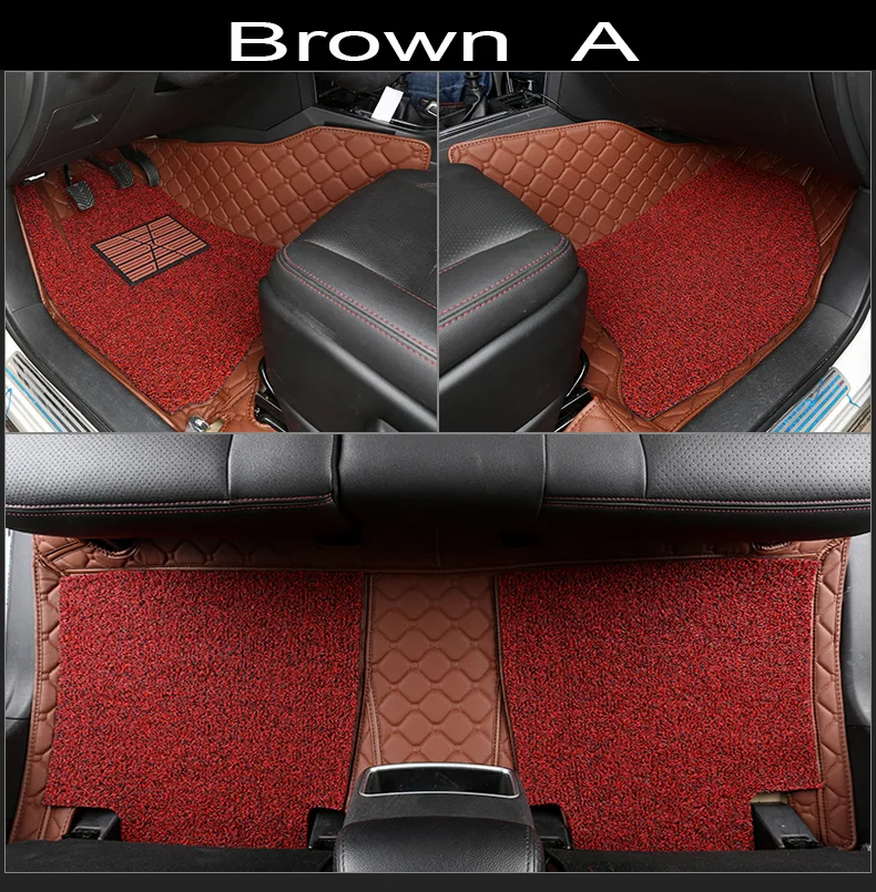 

Car floor mats for Audi A8 L A8L 5D foot case all weather car styling rugs perfect carpet liners (2002-now)