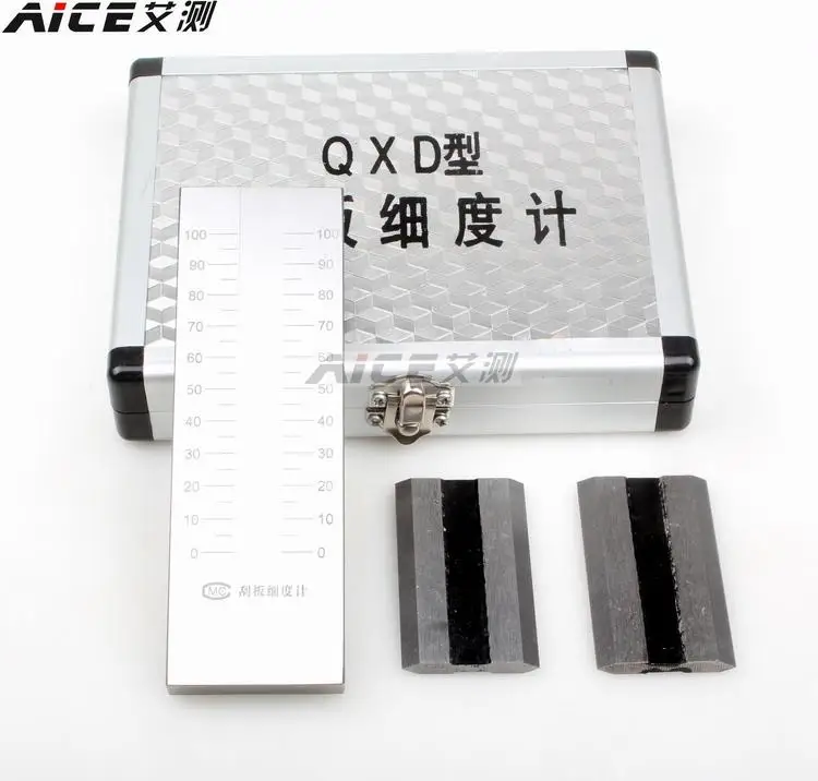 QXD Scraper Fineness Meter for Stainless Steel 0-25/50/100/150 Plate Coating Particle | Инструменты