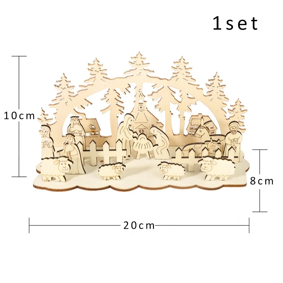 Christmas Wooden Ornaments (12)