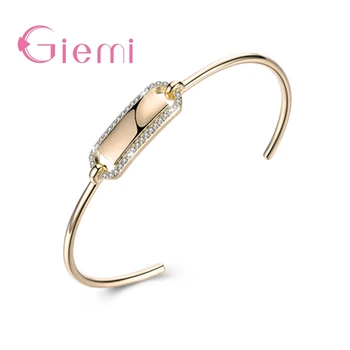 

2019 New Fashion Hot Selling Simple Style Gold-Color Opening Cuff Bracelet For Women Ladies Fashion Jewelry Wholesale