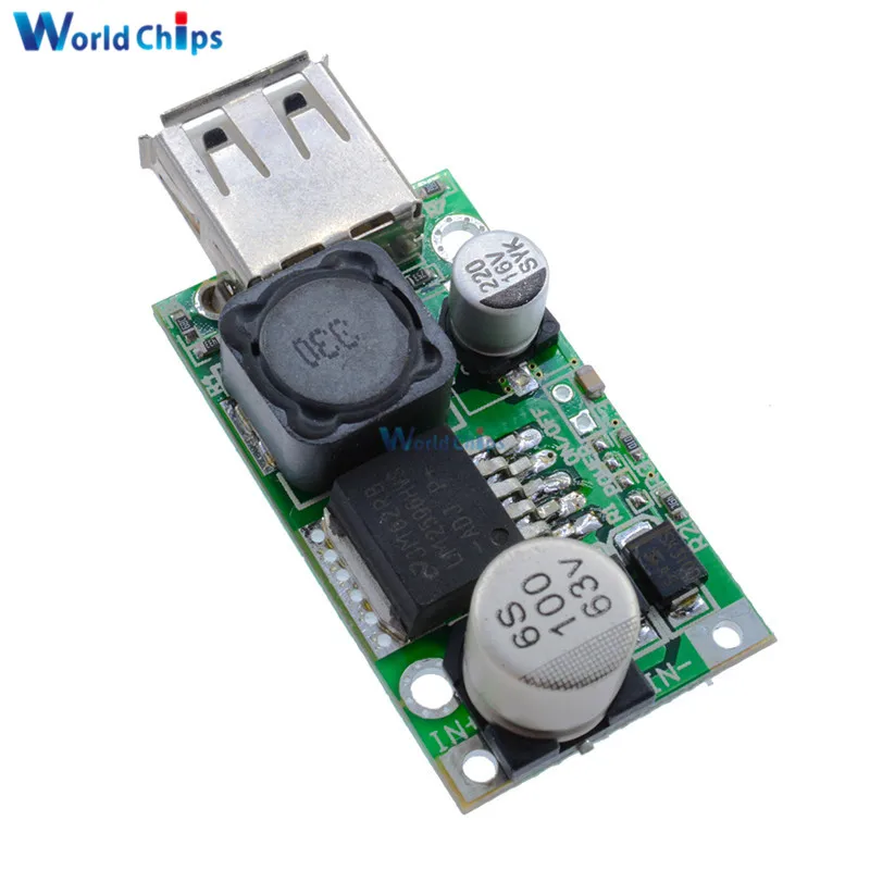 LM2596HV 9V 12V 24V 36V 48V to 5V 3A модуль зарядного устройства USB DC Step Down Converter Module| |