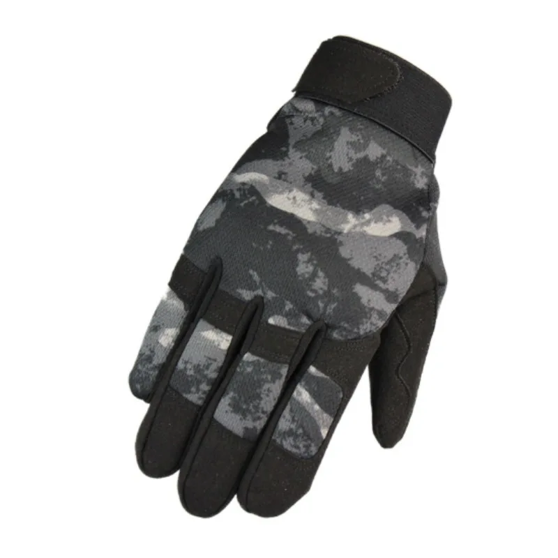 Спортивные велосипедные перчатки полный палец противоударный MTB велосипеда перчатки Для мужчин Для женщин Tatical Кемпинг Камуфляж полный