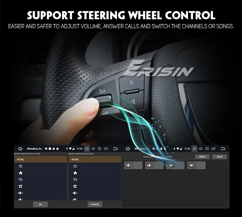 Sale Erisin ES7496B 9" Android 8.0 Car DAB+ GPS Navi BT OBD 4G TPMS DTV-IN for BMW 3er E46 Rover75 MG ZT 8