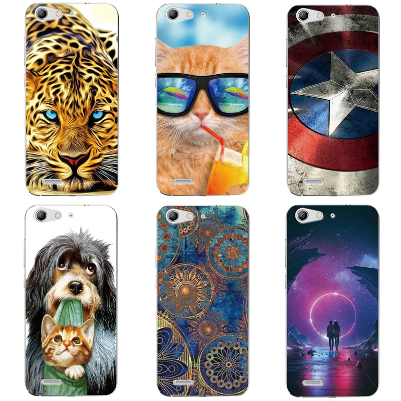 

For ZTE Blade V6 D6 X7 Z7 Case Mobile Phone Back Cover Bag Tiger Animal Case For ZTE Blade V6 D6 X7 Z7 5.0" Protective Cover