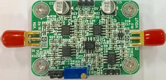 

Broadband AGC AD603 -40dB to 40dB automatically adjust manual / program bandwidth up to 135M