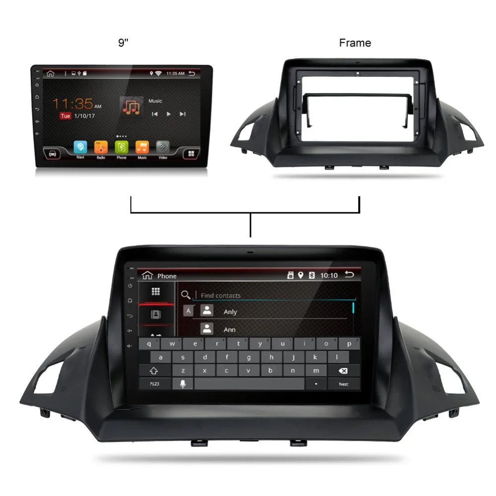 Top Android 7.1 CAR DVD player FOR FORD KUGA 2013-2014 car audio stereo Multimedia GPS Head unit with wifi video mirror link 1 Top Android 7.1 CAR DVD player FOR FORD KUGA 2013-2014 car audio stereo Multimedia GPS Head unit with wifi video mirror link 1