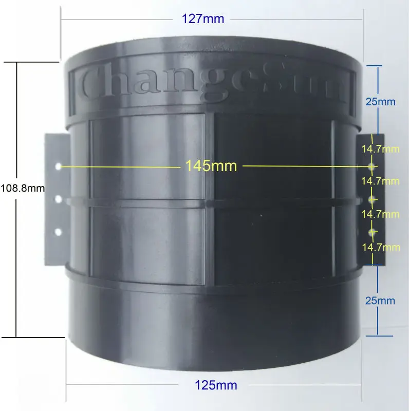 changesun-120mm-edf-dimensions