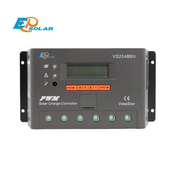 

EPSOLAR 20A 12V 24V 36V 48V ViewStar VS2048BN EP PWM Solar Charge Controller with LCD display