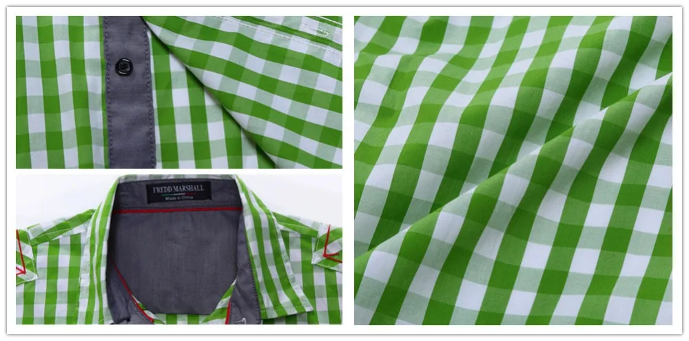 Fashion Top Brand Men's shirt Long Sleeve Plaid 100% Cotton Shirts Mens Dress Shirt Brand Casual Denim Style Checks Shirts  (17)