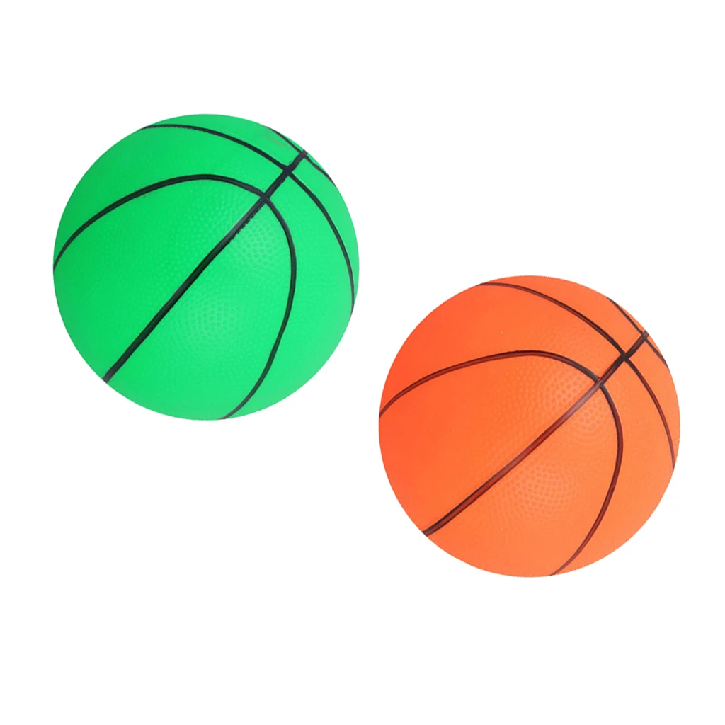 4 Kids Mini Inflatable Basketball Indoor Outdoor Sport Ball With Pump Toy Gift 