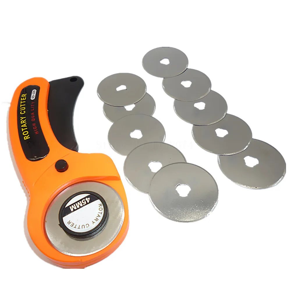 Buy 10pc 45mm Rotary Cutter Blades Cut Cloth Fabric