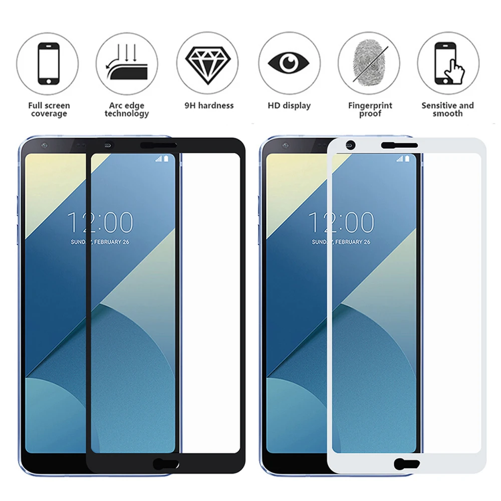 

9H Screen Protector Silk Printing Tempered Glass For LG V10 V20 G5 G6 Stylo3 Stylo4 Protective glass Film For LG Fortune Plus
