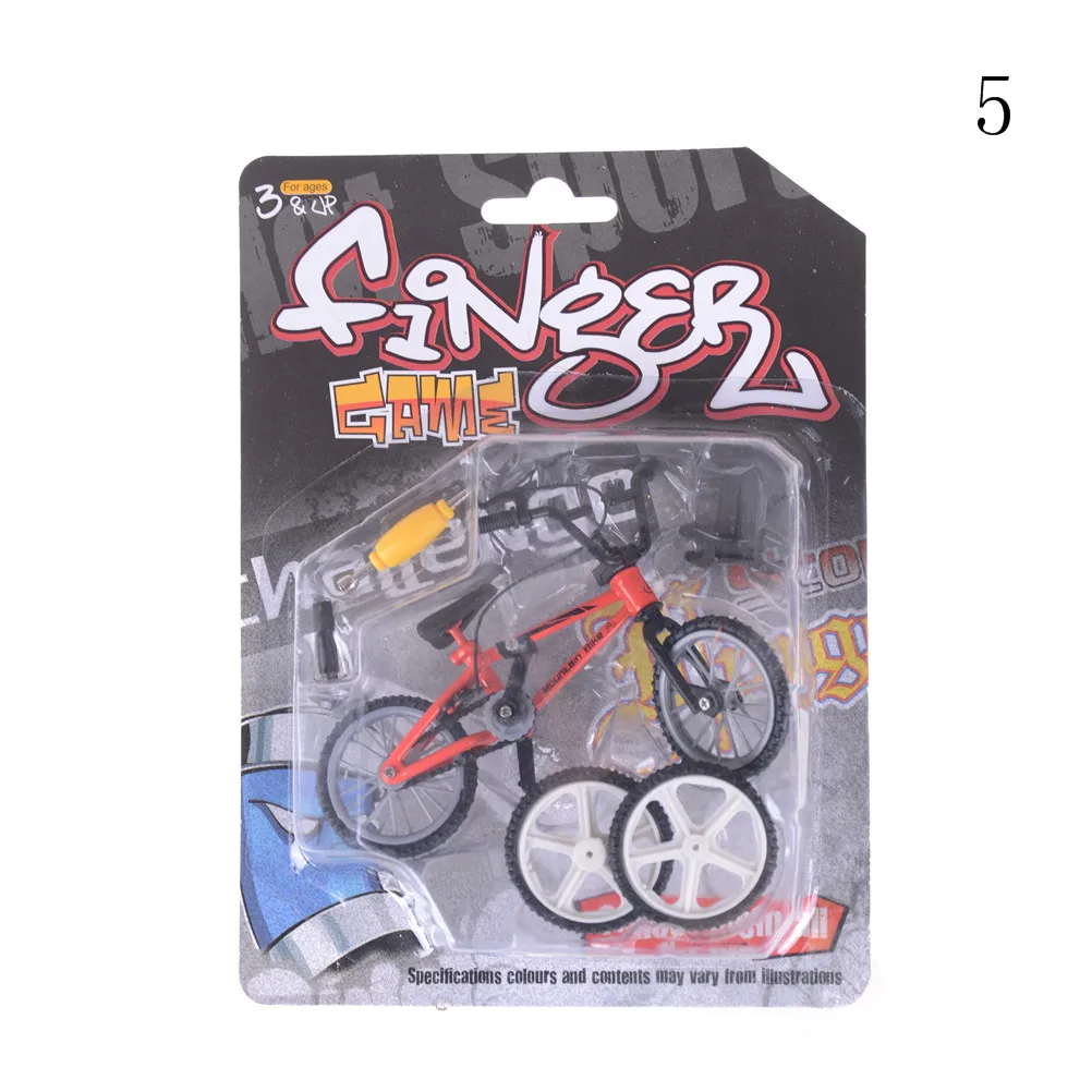 10,5 см* 7 см мини Finger BMX велосипед Флик Трикс Finger Bikes игрушки BMX модель велосипеда Tech Deck гаджеты Новинка кляп игрушки - Цвет: Red