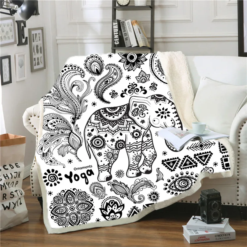 

Anime Throw Blanket Elephant Fleece Deken Couverture Polaire Adulte Cobijas Para Cama Plaide Decoration Cobertor Cama Cobijas