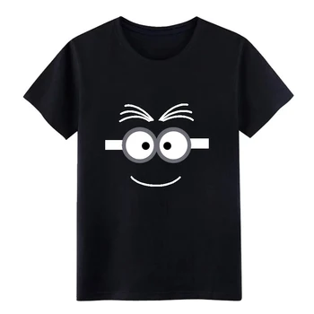 

Men's Happy Minion t shirt Design 100% cotton S-XXXL Normal Sunlight Authentic Spring Autumn Novelty shirt