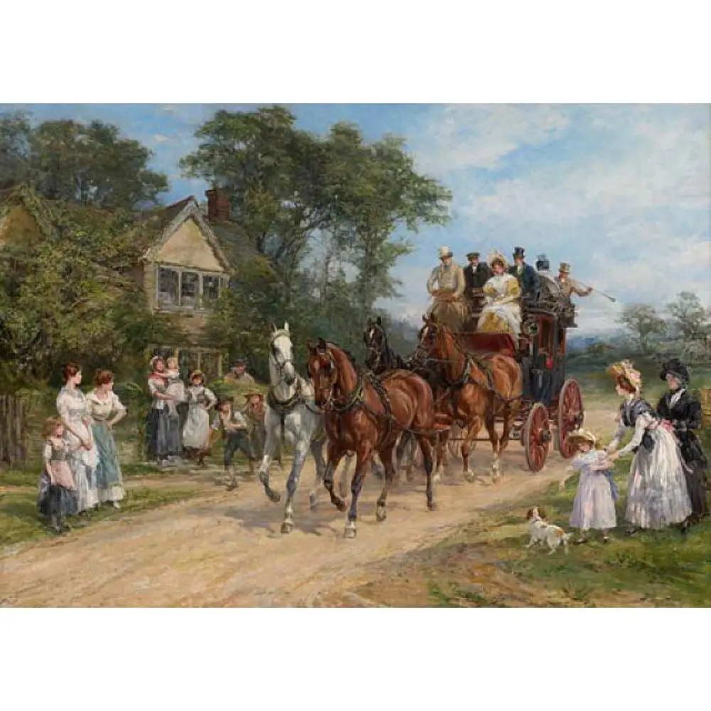 Картина из холста Heywood Hardy картины с маслом для верховой езды размножение событий