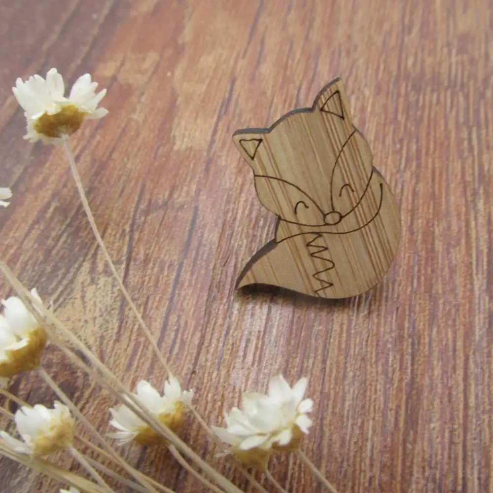 Оригами лиса брошь с животными милые лесные лисы эмалированные булавки значки Броши нагрудные булавки лиса ювелирные изделия Броши для женщин
