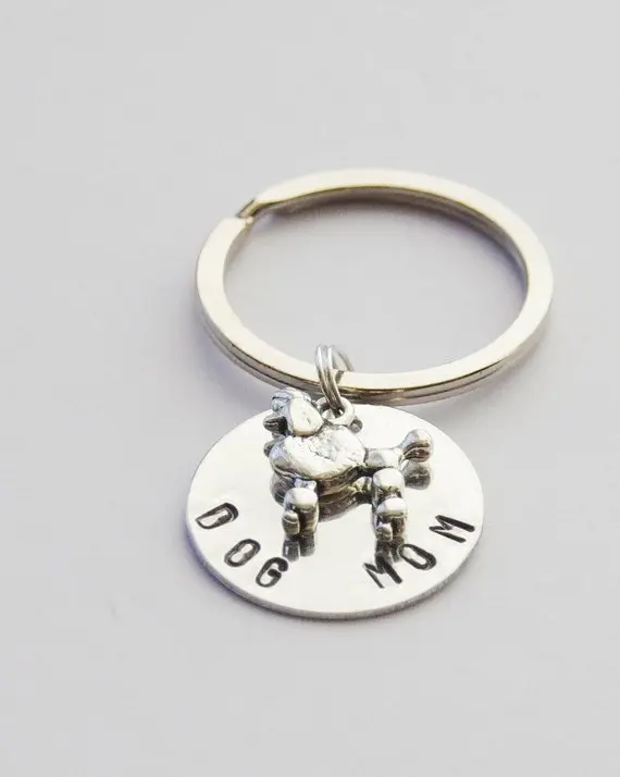 

Dog Mom Keychain, Poodle Keychain, Dog Keychain, Poodle Memorial Gift, Poodle Gift, Pet Loss Gift
