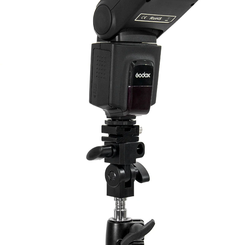 Godox-E-Speedlite-Holder-Reflector-Umbrella-Connector-Hot-Shoe-Light-Socket-Socket-Lampholder-with-1-4