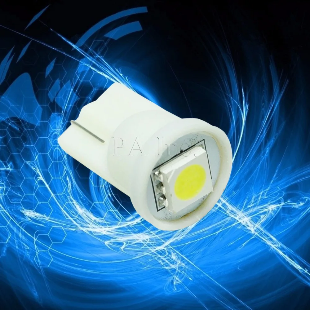 10 Pack - 6.3 Volt LED Bulb Flat Top 555 Base Pinball T10 BLUE 10 Pack - 6.3 Volt LED Bulb Flat Top 555 Base Pinball T10 BLUE