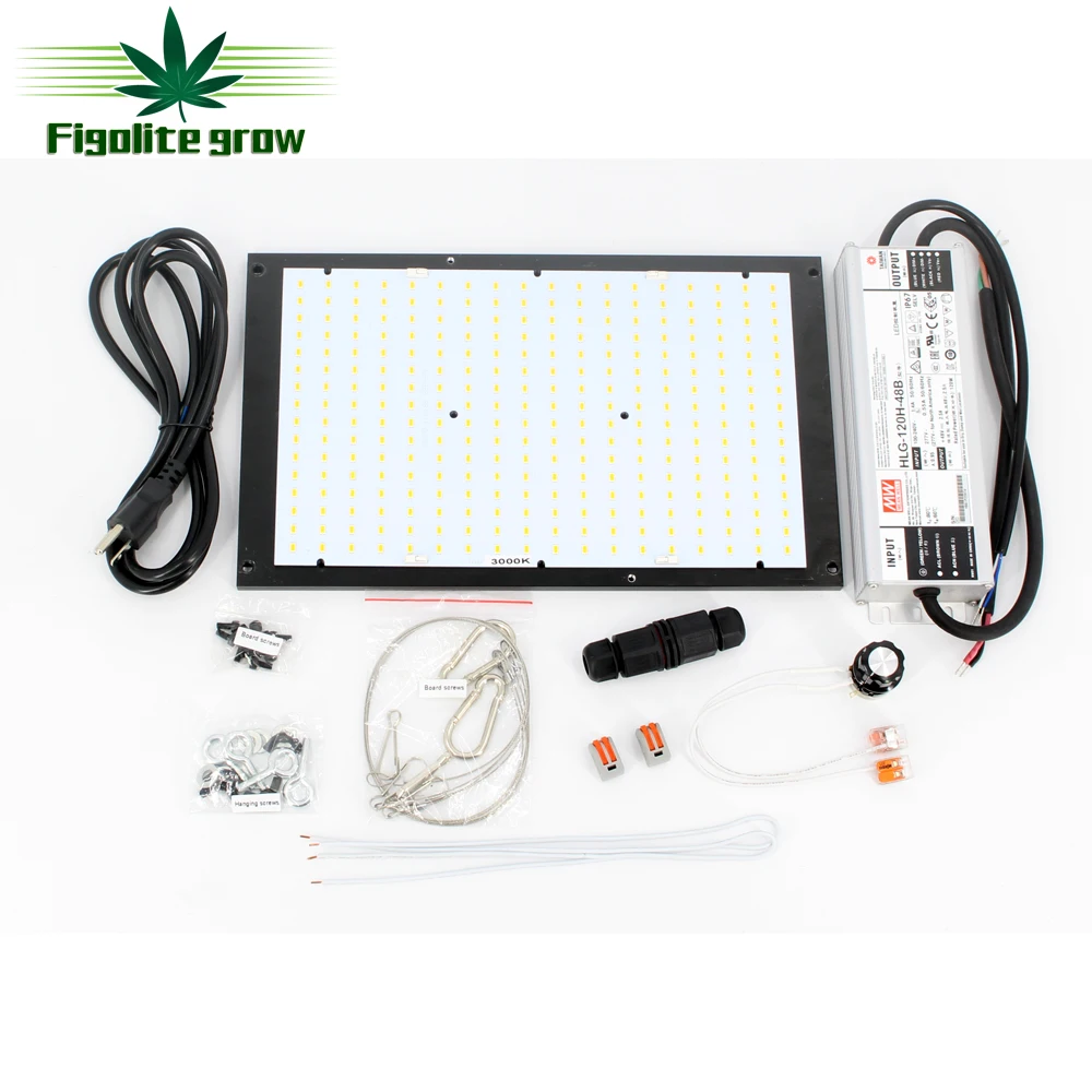 

Figolite grow Quantum Board led grow light QB288 LM301B 125W HLG-120H-48B