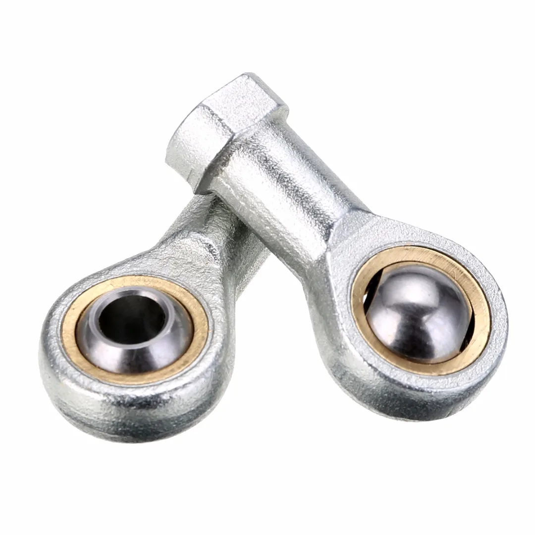 2pcs SI8T/K End Ball Joint Bearing Set 8mm Internal Female Metric Thread Rod with High Hardness