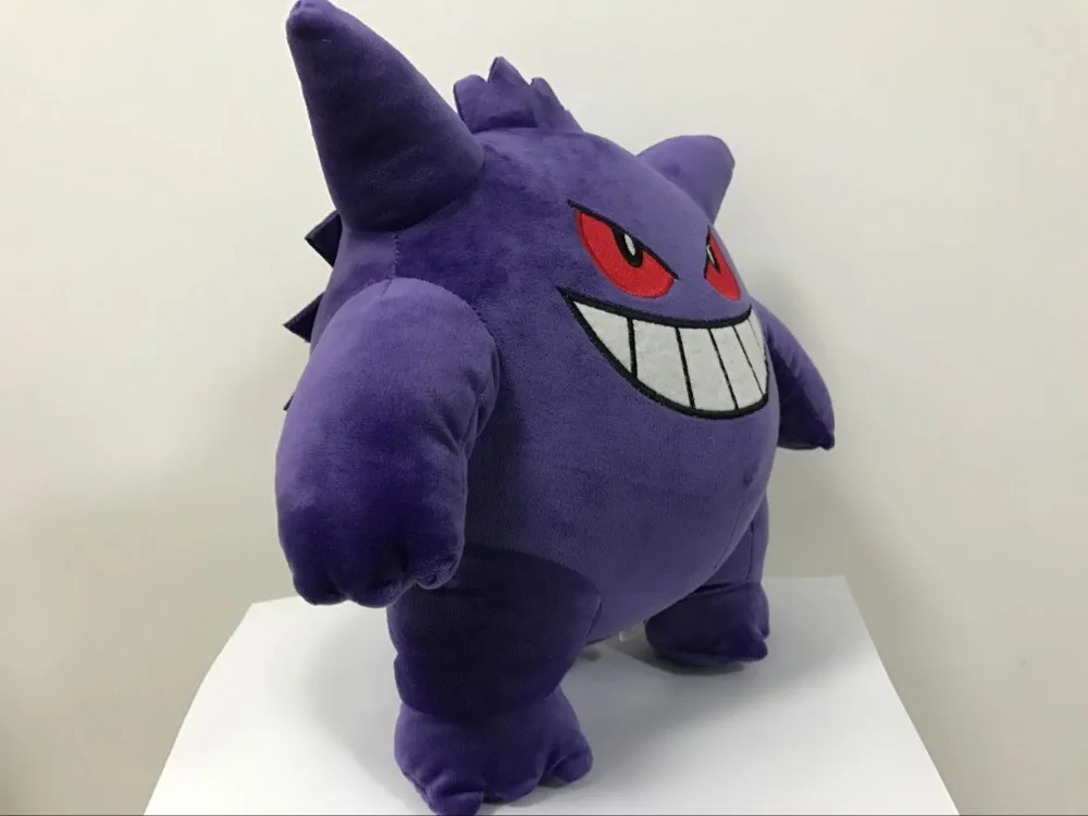 

35CM Gengar high quality plush toys for children kif friend Gift Soft Cute Cartoon Pocket Monster Anime Kawaii doll