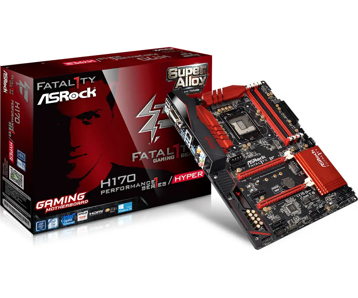 

ASROCK H170 Performance Edition / Hyper Desktop DDR4 1151 board used like new