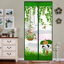 Зонтик птичья клетка шифрование сети 6 магнитная полоса 7 пряжка анти-москитная занавеска для дома здоровье человека удобные летние