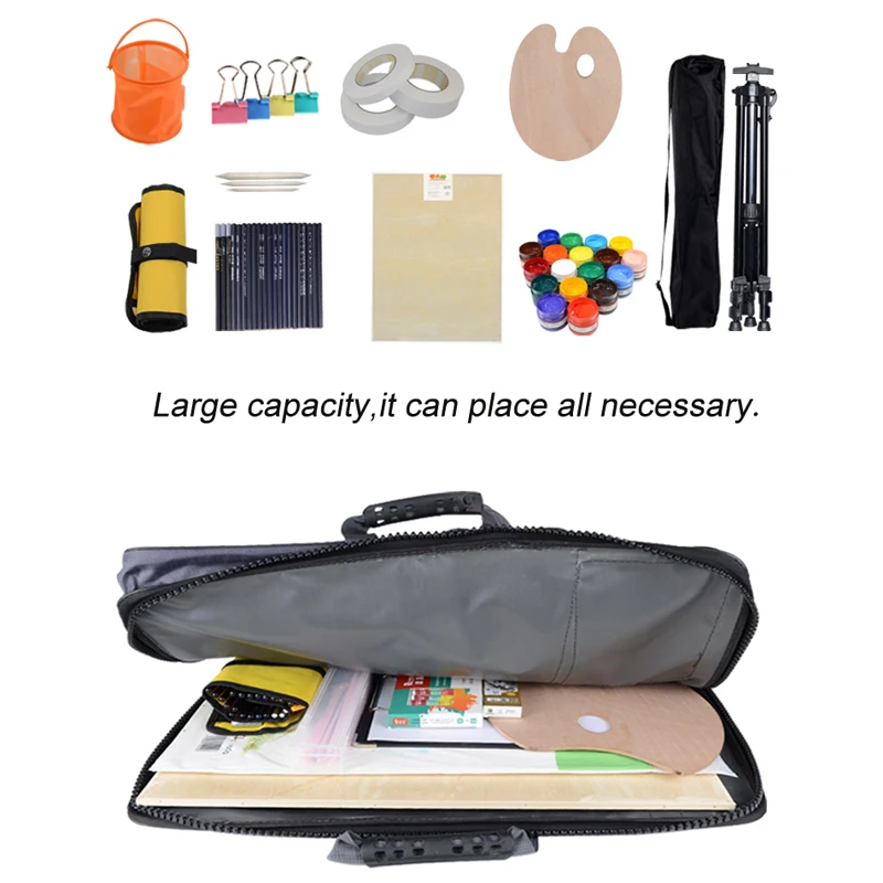 Large Art Bag For Drawing Set Foldable Portable Art Supplies Bag For  Drawing Tools Artist Storage Bag Art Kit - AliExpress