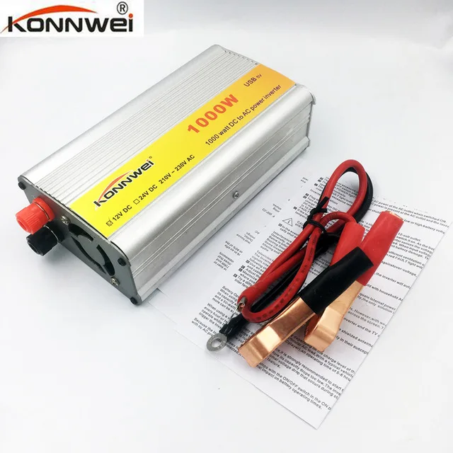 Professionelle Auto Inverter Full 1000 Watt DC 12 V zu AC 220 V Wechselrichter Ladegerät Transformator Fahrzeug Power Inverter schalter Professionelle Auto Inverter Full 1000 Watt DC 12 V zu AC 220 V Wechselrichter Ladegerät Transformator Fahrzeug Power Inverter schalter