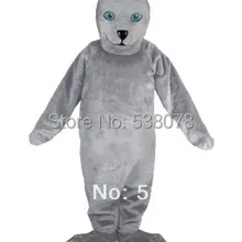 Костюм талисмана серого тюленя на заказ, костюм маскота с морским животным, нарядное платье, вечерние карнавальные рекламные костюмы SW696