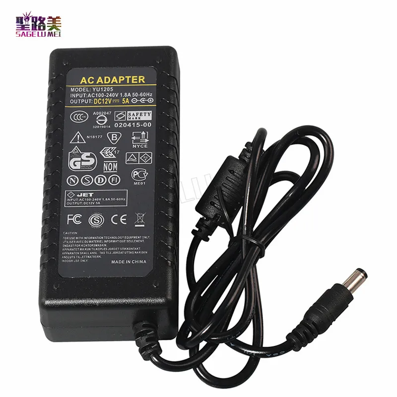Best-quality-12V-5A-60W-US-EU-AU-UK-Plug-AC-110-240V-To-DC-12V 2