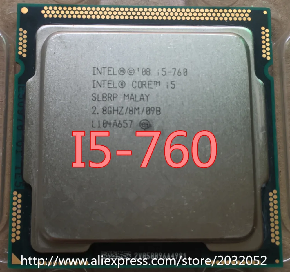 Процессор Intel Core i5-760 2,8 GHz 8MB cache Socket LGA1156 45nm настольный процессор i5 760