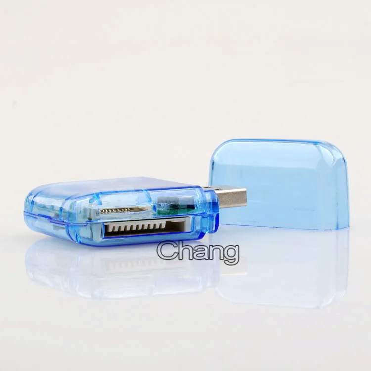 Simplestone USB 2,0 устройство для чтения флэш-карт памяти все-в-одном SD/SDHC Micro-SD/TF MS-Duo M2 высокое качество