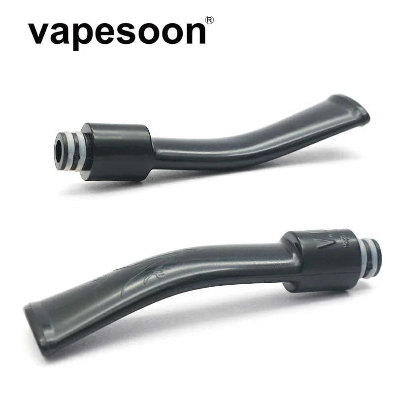 

10pcs Long 510 Drip Tip black Mouthpiece resin Material fit for iJust S Tank E Cigarette Accessories