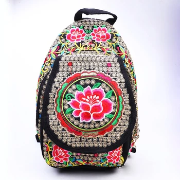 

Women Vintage Cute Girl'S Canvas Backpack Schoolbags Bookbag Students College Bag Hippie Female Rucksack Women's Lady Travel