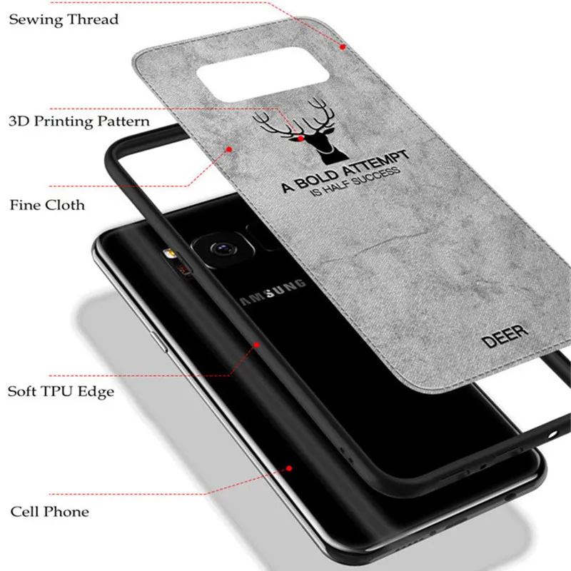 Luxury-Cloth-Texture-3D-Deer-Pattern-Phone-Cases-For-Samsung-Galaxy-S8-S9-Plus-S9plus-Cloth (4)